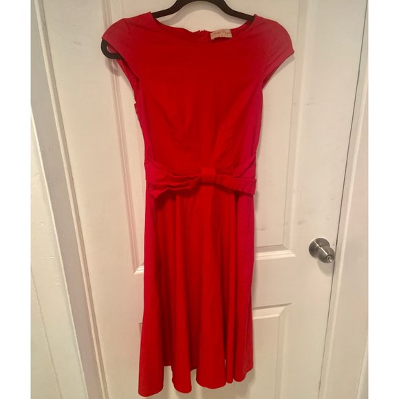 Belle Poque Red pinup circle a-line dress - Picture 2 of 5